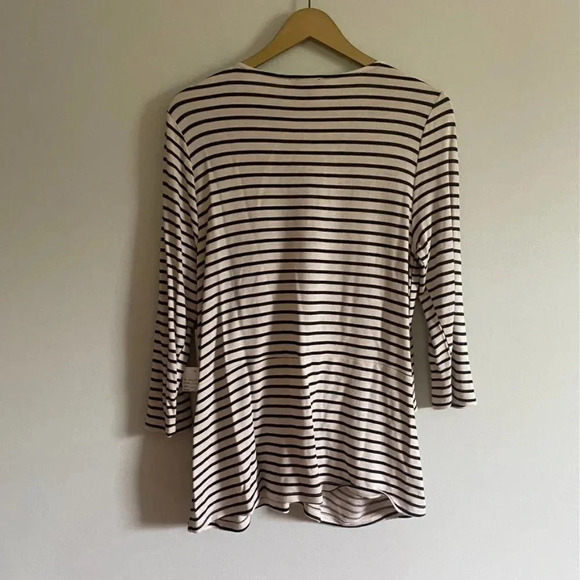 NWT Tribal Striped Front Knot Top - Picture 8 of 9
